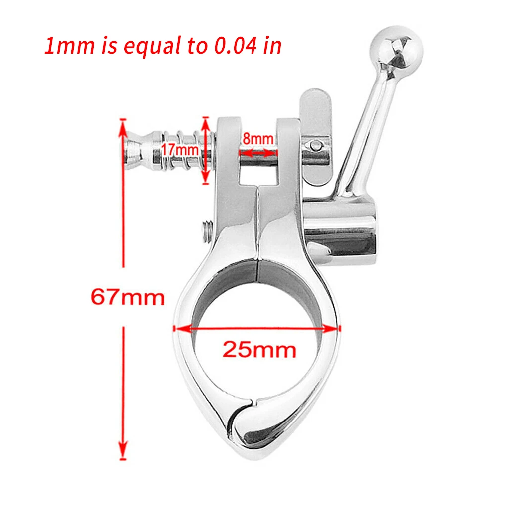 22 مللي متر مسند الذراع المشبك مفتاح معدني قوي مقاومة للتآكل صلابة عالية قارب الأجهزة السفن مشاة البحرية قوارب الكاياك #6