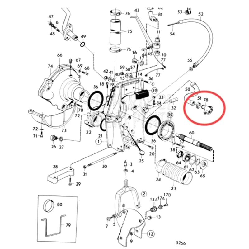 Conector de manguera de entrada de agua para Volvo Penta 854031, 851766, 270, 275, 280, 290, SP-A, 18-2777