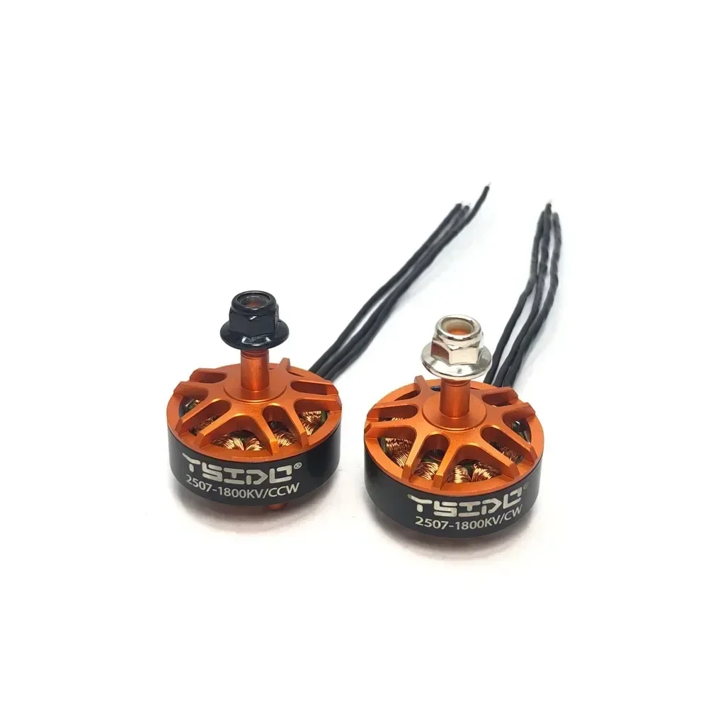 

2507 1800KV Brushless Motor 3-6S 5mm Shaft for RC GEPRC 5In 250 220 Drone Eachine Tyro129 Darwin129 FPV Racing Multirotor Model