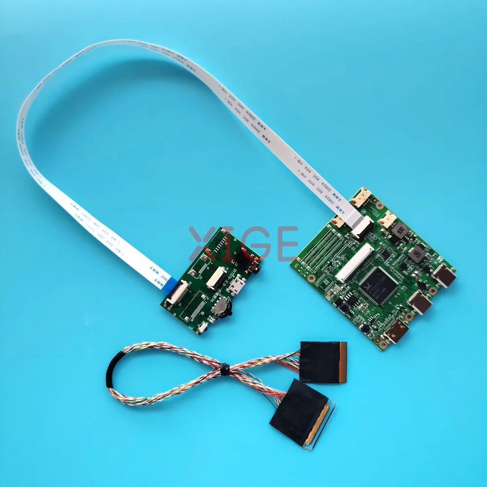 

Для B173HW01 V0/V5 B173HW02 V0/V1 Панель ноутбука USB-C Mini-HDMI TYPE-C 1920x1080 40Pin LVDS 17,3 "Плата контроллера драйвера DIY