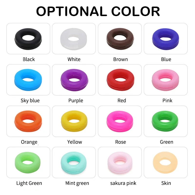 10Pcs/set Round Glasses Anti-slip Silicone Ear Grip Ear Hook Stopper Bracket Fastener Eyewear Hold Accessories view 4