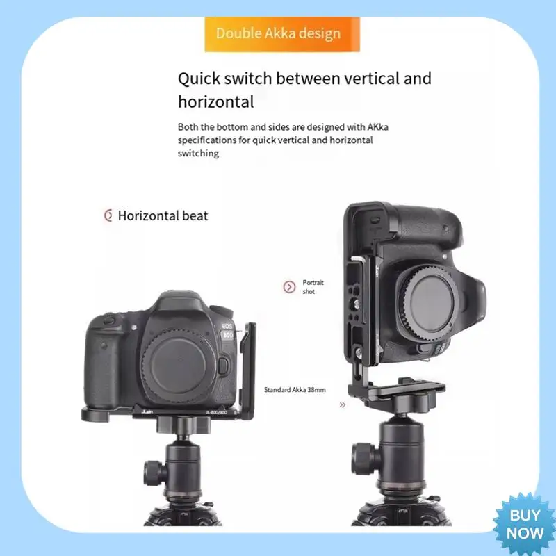 A47Z Jlwin Vertical Quick Release Plate L Plate For Canon 70D 80D 90D Camera Tripod Adjustable Vertical Quick Release Plate Dura