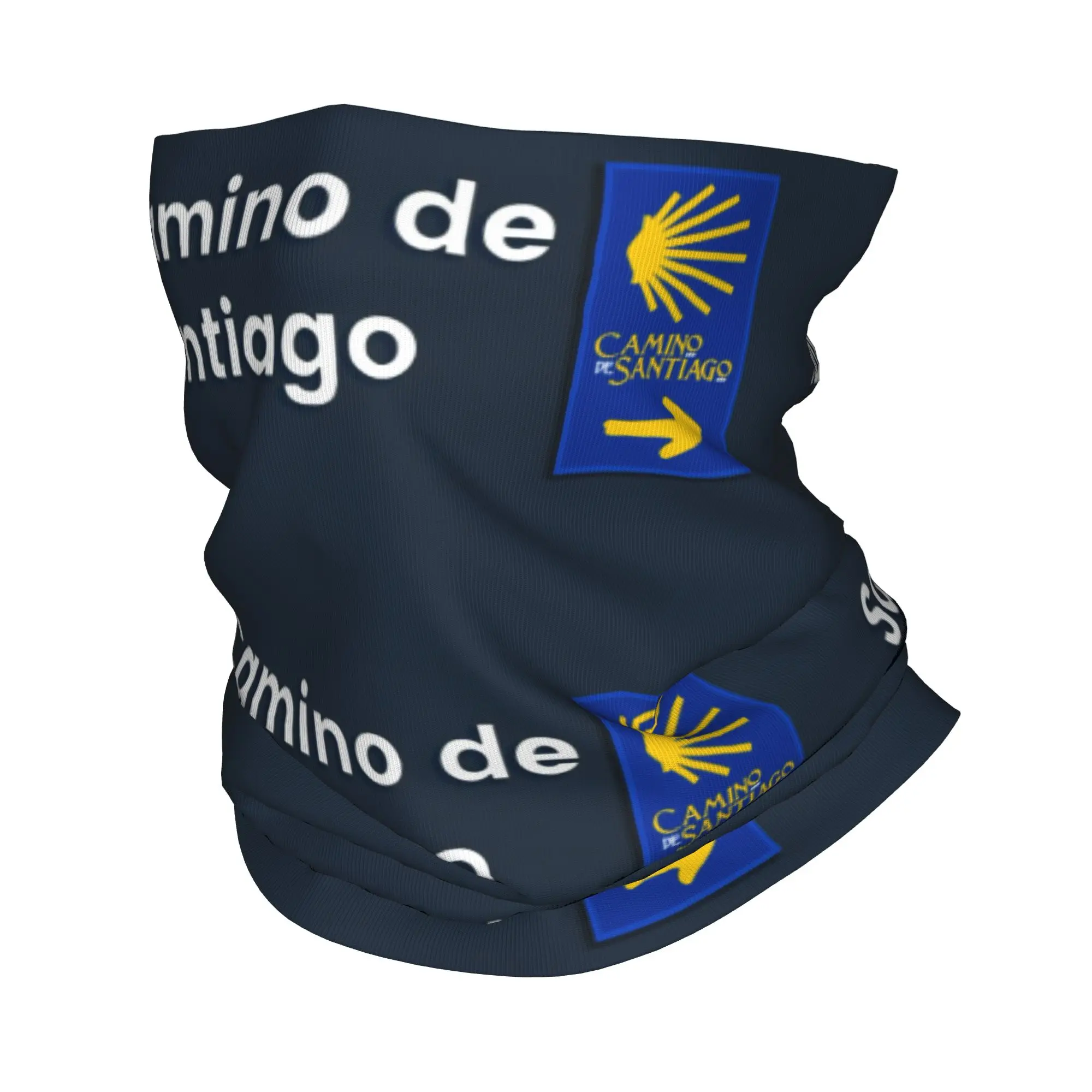 

Многофункциональный бафф-бандана Custom Santiago de Compostela Camino для лыжного спорта и бега, унисекс, шарф-повязка на голову, согревающий аксессуар