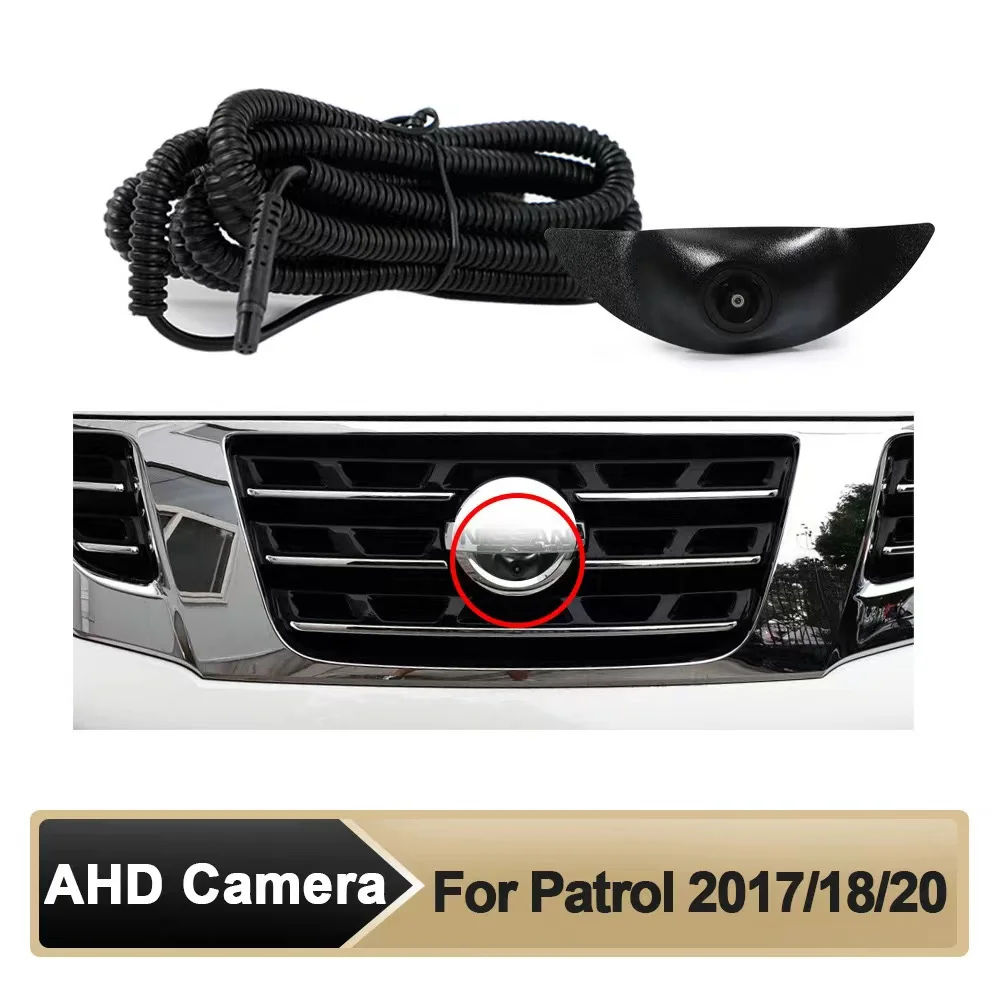 HD Car Front View OEM Camera Night Vision Fisheye Wide Angle 150°Camera for Nissan Patrol 2017/18/20 Parking Surveillance Camera