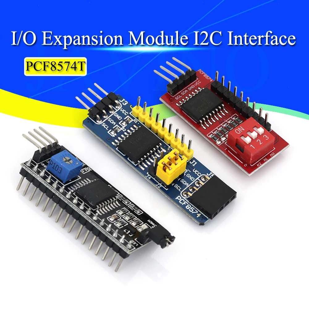 Javino PCF8574 PCF8574T I/O For I2C IIC Port Interface Support Cascading Extended Module For Arduino Expansion Board High Lo