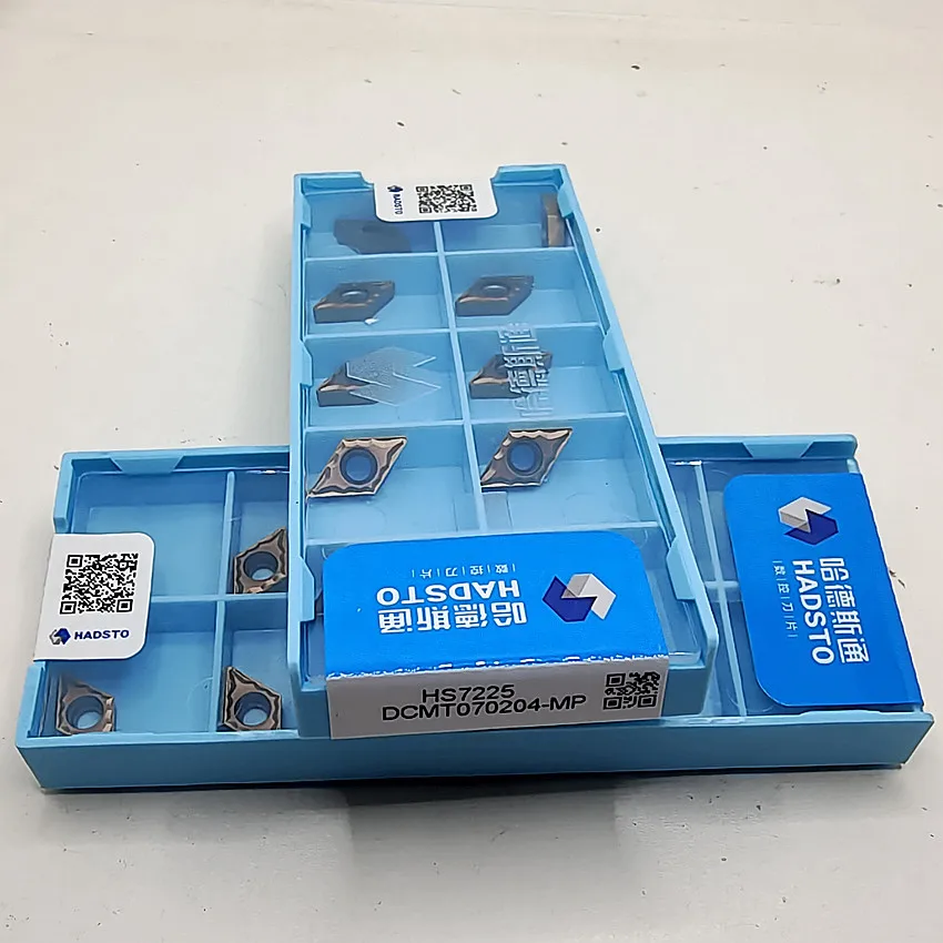 DCMT070204-MP HS7225/DCMT11T304-MP HS7225/DCMT11T308-MP HS7225 DCMT21.51 DCMT32.51 DCMT32.52 HADSTO CNC carbide Turning inserts