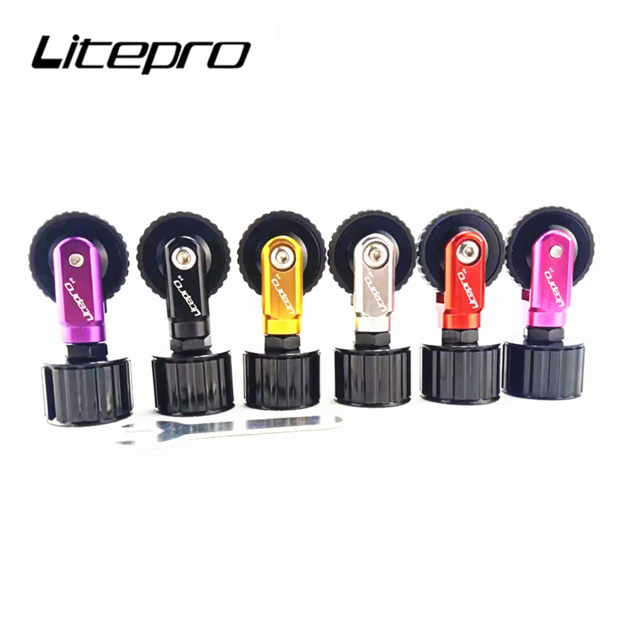 Litepro Folding Bicycle P43 33.9MM Seatpost Easy Wheel Push Wheel Seat Tube Rod 412 Easywheel