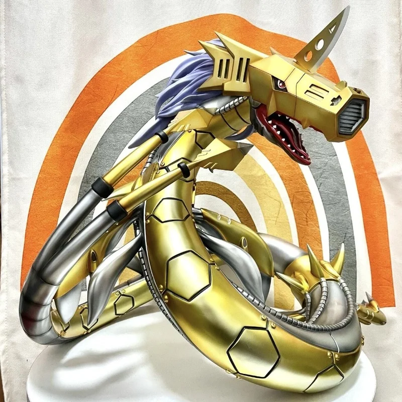 New Digimon Adventure Metal Seadramon Anime Peripheral Action Figure Anime Figure Collection Doll Gk Handheld  Model Gift