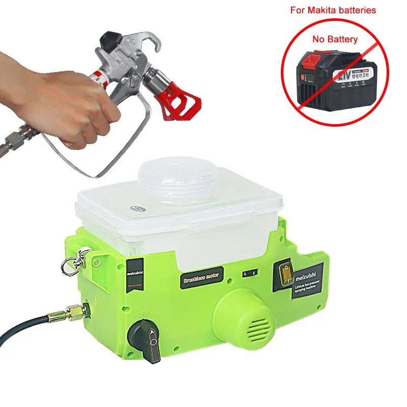 Topspray Professional High Voltage Paint Airless Sprayer Machine Backpack Handheld Airless Sprayer Lithium Battery