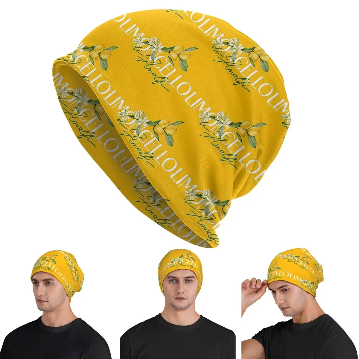 

Limoncello Di Amalfi Skullies шапки шапки теплая осенне-зимняя уличная шапка вязаная шапка для мужчин женщин взрослых