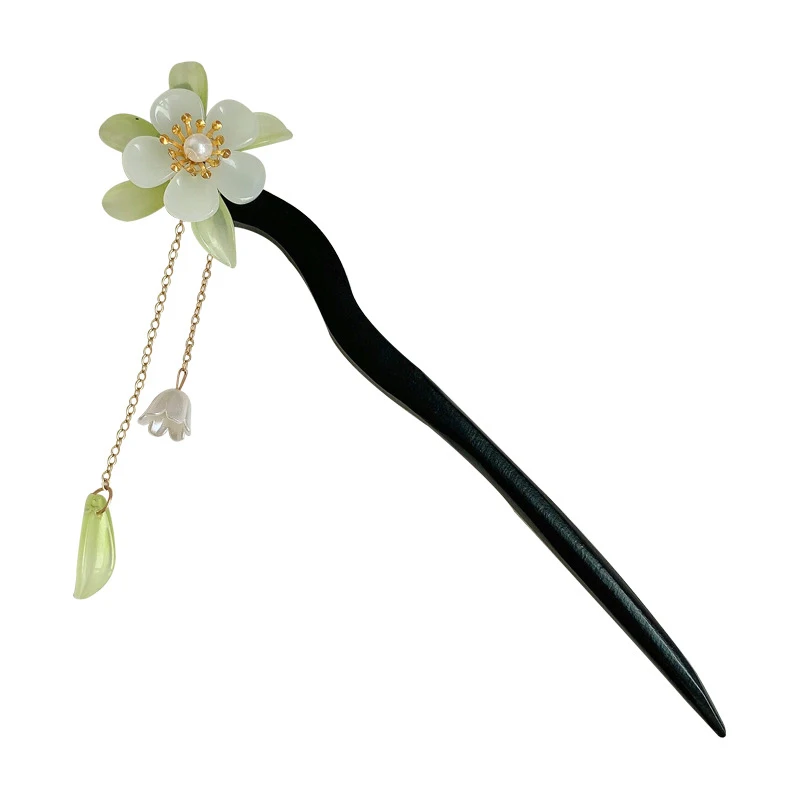 Classic Chinese Style Hair Stick For Women Butterfly Flower Rabbit Handmade Hairpins Vintage Jewelry Accessories Hair Ornaments