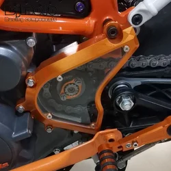 Duke250 Duke390 Motorcycle Front Sprocket Guard Chain Cover Transparent For K-TM duke 250 390 RC390 2017-2019 Motor Accessories