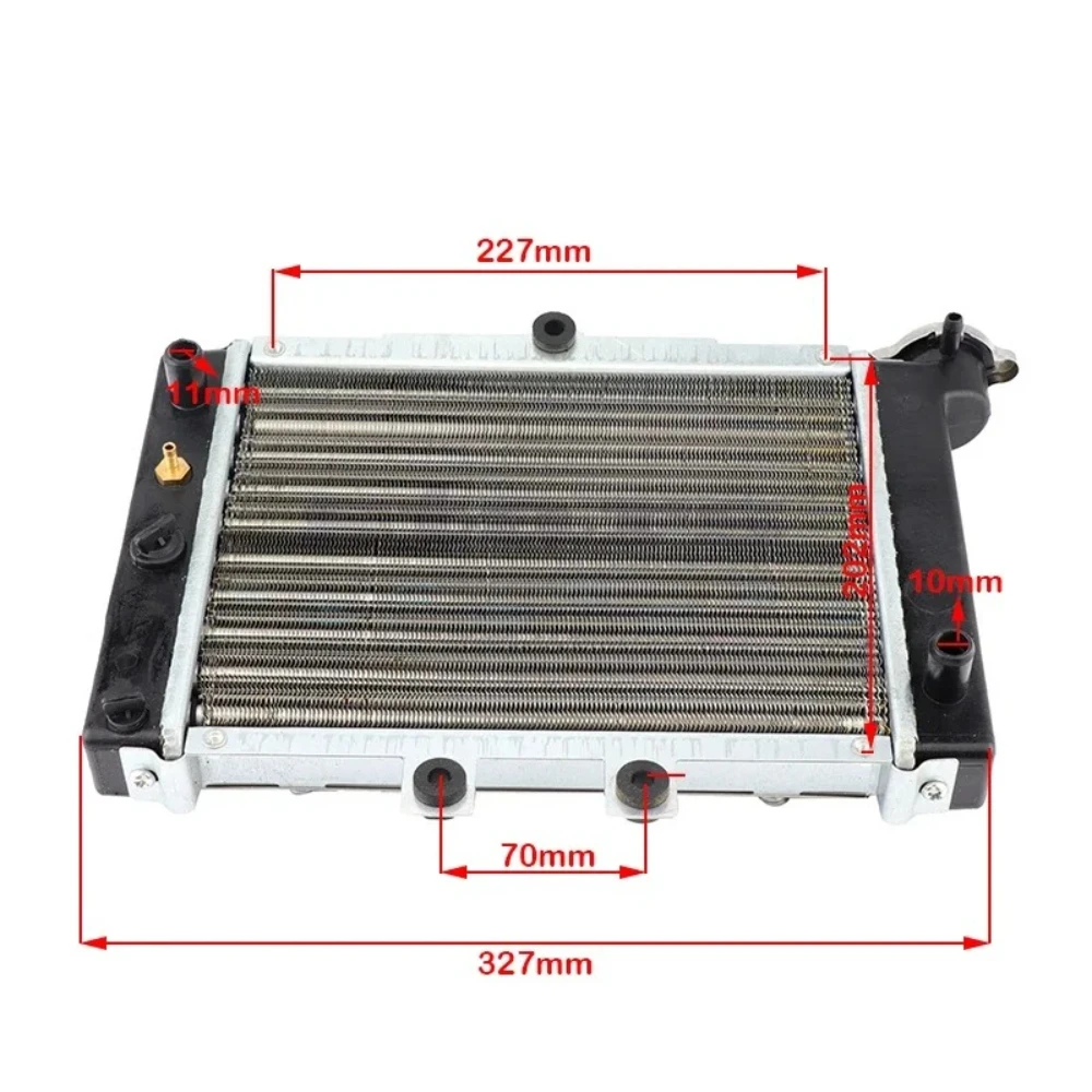 Engine Radiator ATV Water Tank Cooler For Zongshen 150cc 200cc 250cc Engine Four-wheel Drive view 4