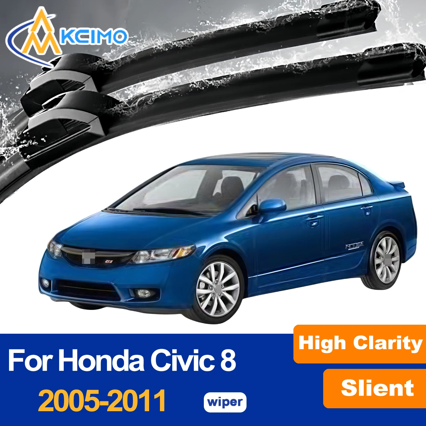 

Front Wiper Blades For Honda Civic 8 FA1/FA2/FA3/FA4/FA5 FN1/FN2/FN3/FN4 FK1/FK2/FK3 2005–2011 Windshield Wiper Blades