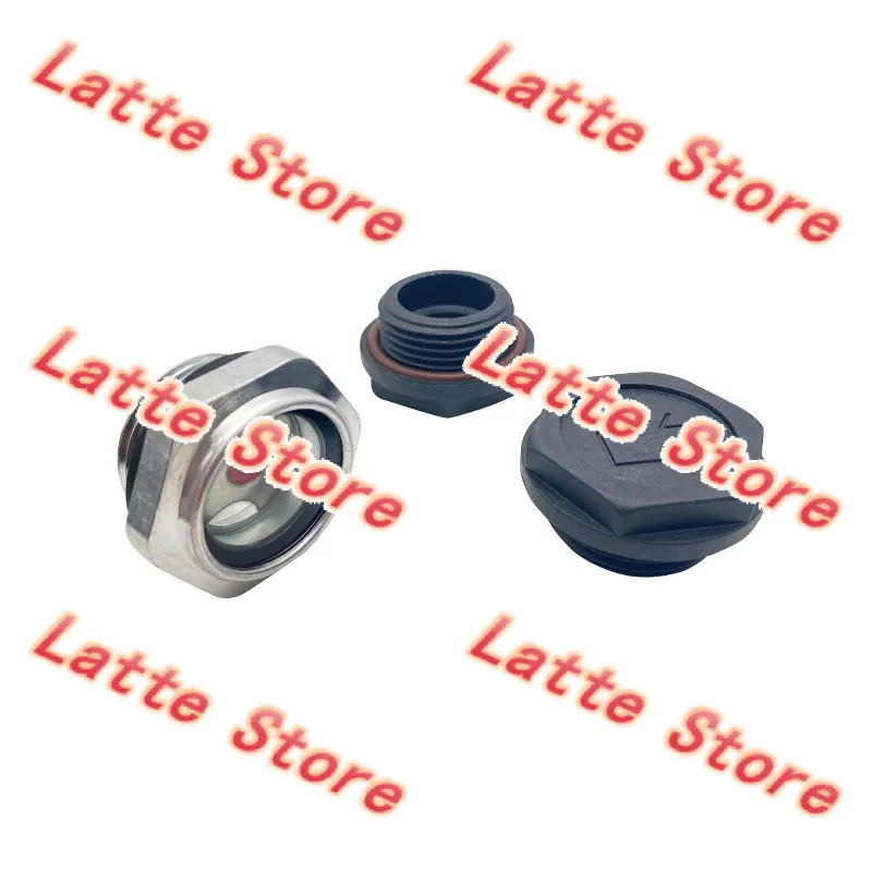 vacuum pump oil sight glasses, aluminum alloy oil window, liquid level mirror oil cover, Pushuri Le Baker Zhongde XD accessories