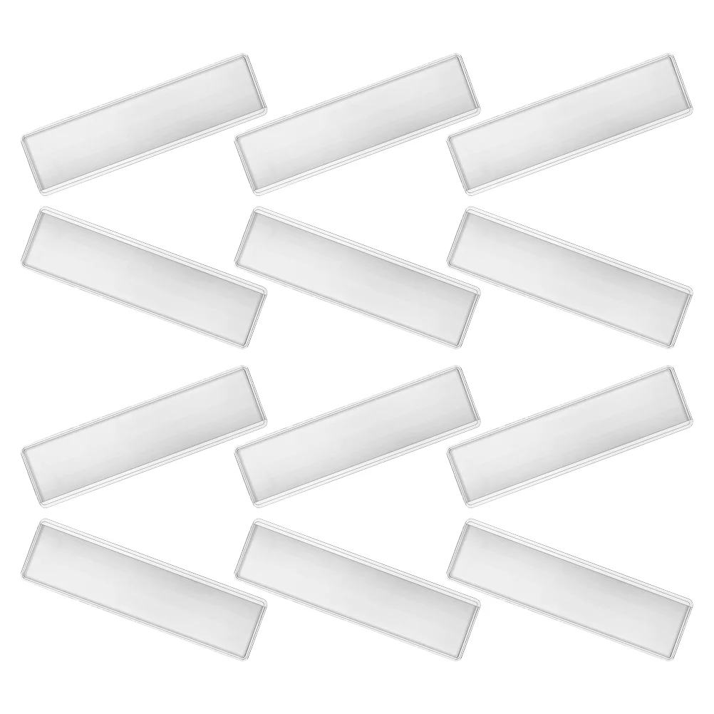 25 Pcs Transparent Label Bag Business Cards Holders Self Adhesive Pvc Pocket Sleeve Pockets for Planners Index