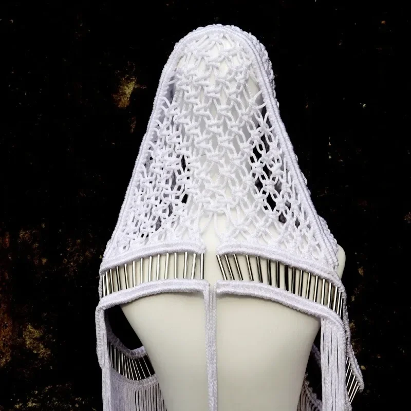 Laxsesu-Cache-maillot en crochet fait à la main pour femme, vêtements de plage longs, tenues sexy à pampilles monochromes, vacances d'été, Everak, 2024