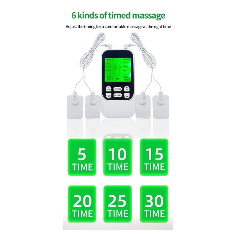 ABLD Electrical Pulse 10 Modes EMS Muscle Relaxation Stimulator Human Massage For Shoulder, Neck Back view 3