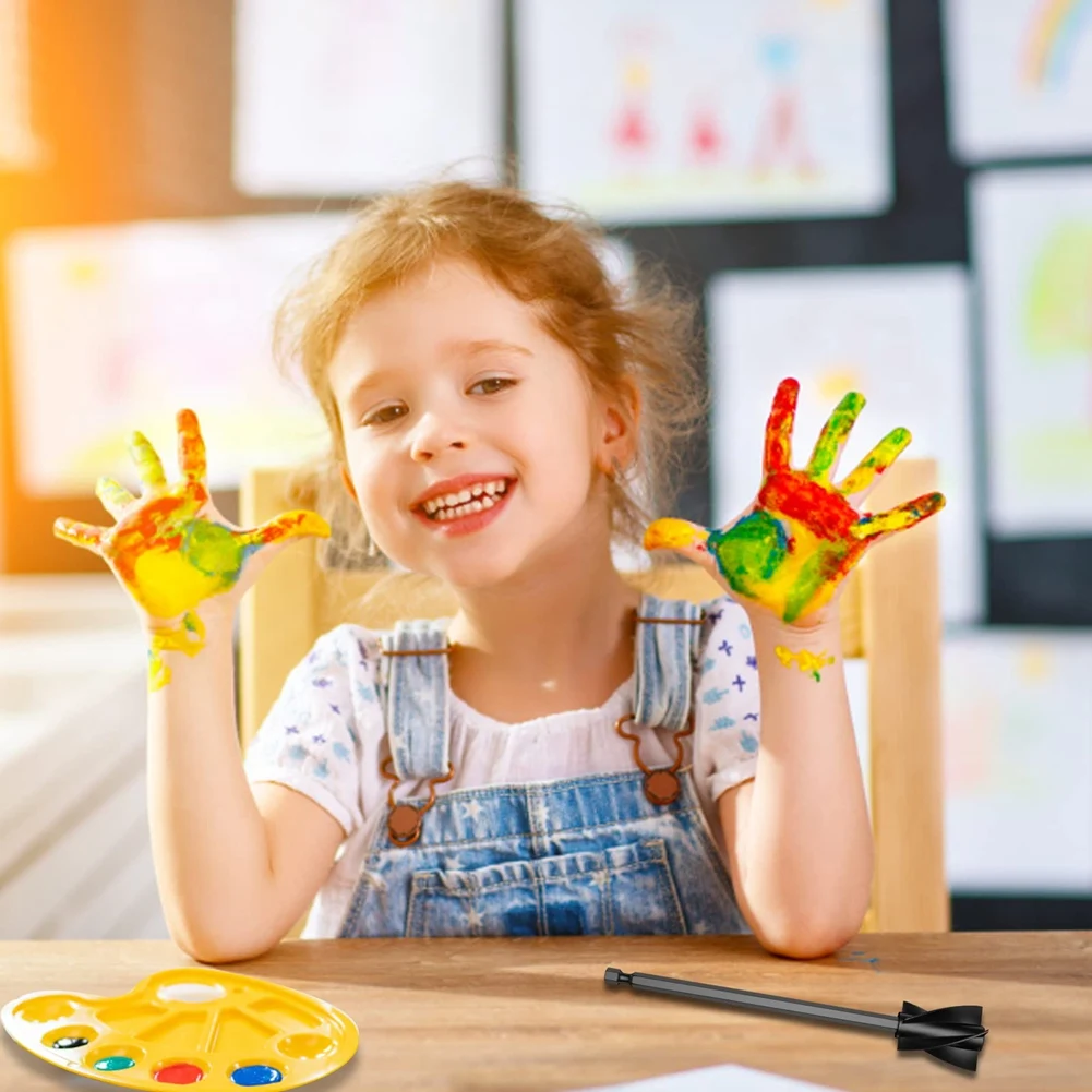 Paletas mezcladoras de resina de 5 piezas con 2 varillas de extensión, accesorio mezclador epoxi para mezcla potente, mezclador de pintura reutilizable