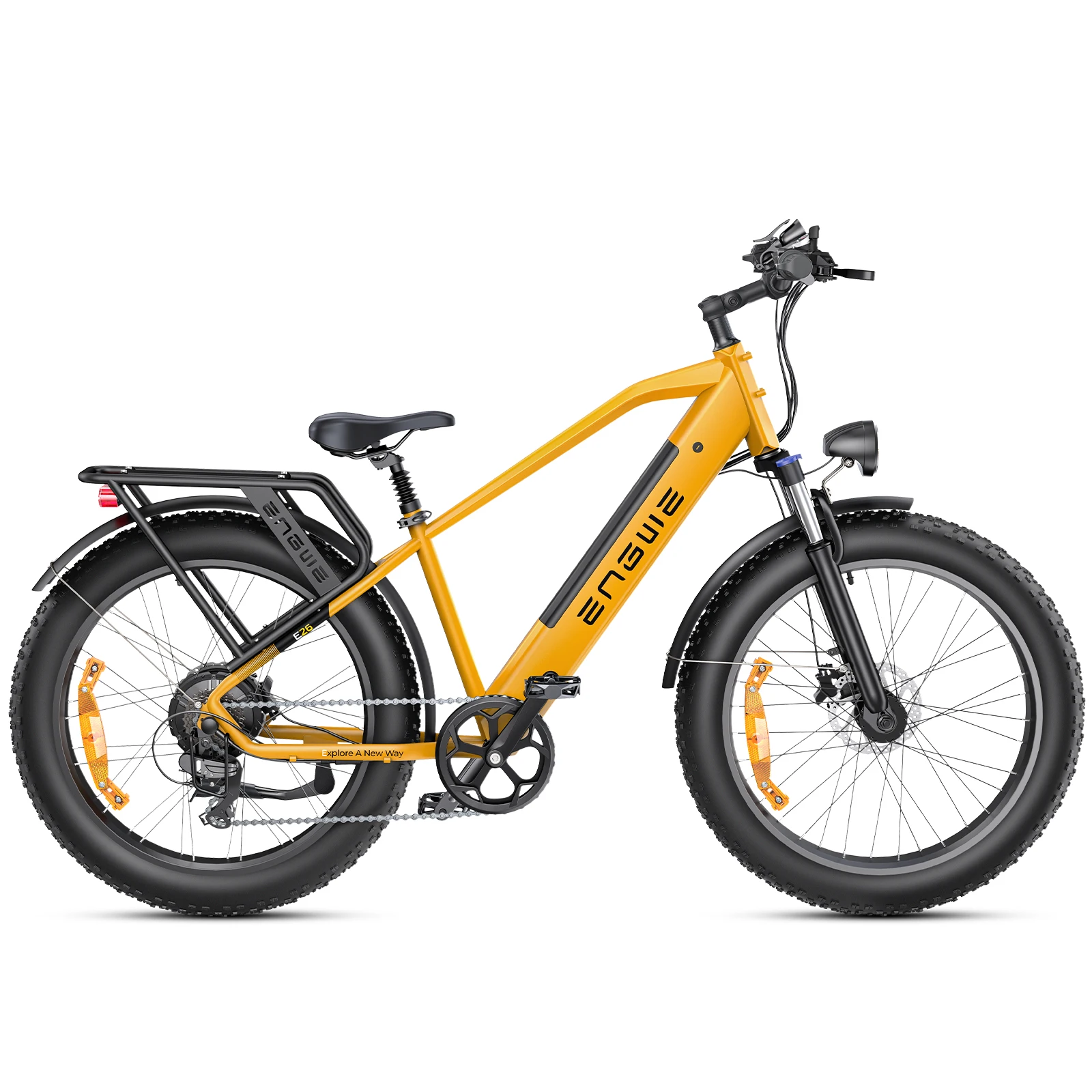 ENGWE E26 Electric Bike 48V 16AH Battery 250W Motor Mountain E-Bike 140km Max Range 25km/h Max Speed 26 inch Fat Tire Bicycle