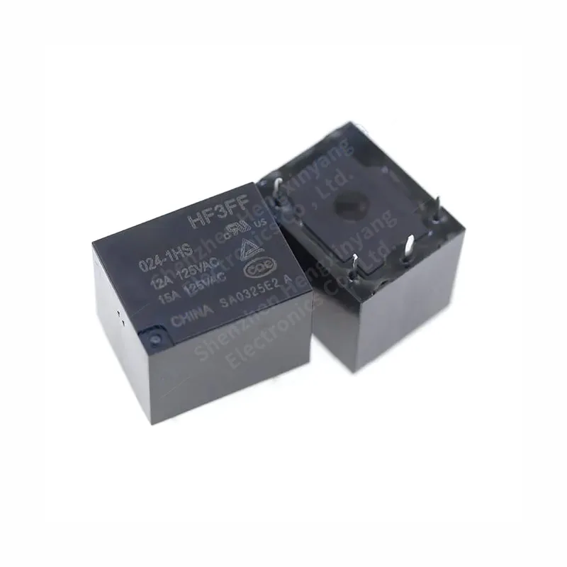 5Pcs HF3FF- 005 / 009 / 012 / 024-1HS 1HST JQC-3FF-5/9/12/24VDC -1ZS 1ZST(551) 4PIN 5PIN 10A Relay hf3ff-12V-1ZS JQC-3FF-24V-1HS