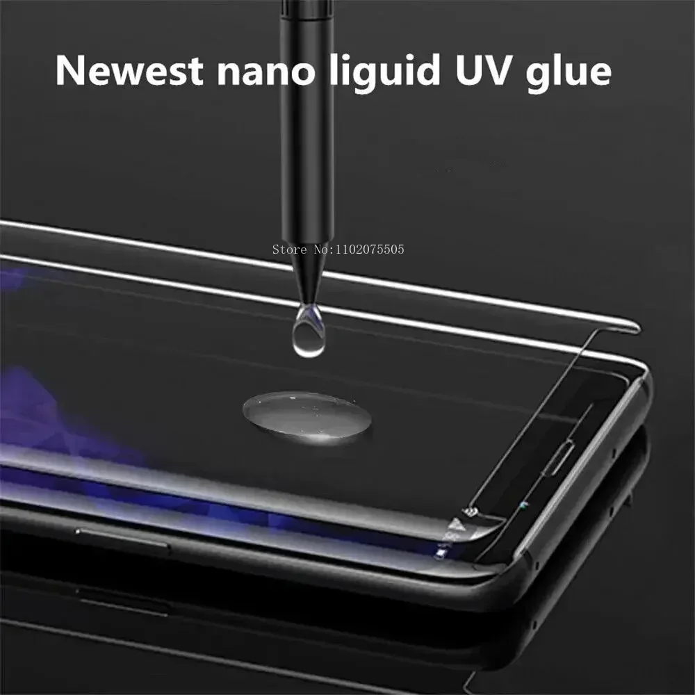 3 Stück HD UV gehärtetes Glas für Samsung Galaxy S24/S25 Ultra S23Plus S22 Ultra S21/S20 Displayschutzfolie Note 20 Note 10 Glas – Detail 3