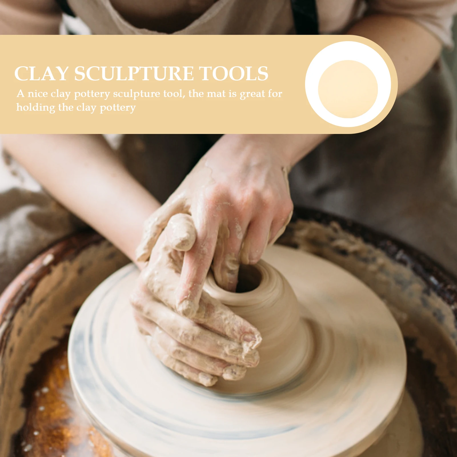 

Clay Art Craft Pottery Shaping Diy Cushion For Clay Sculpture Tools Blanking Mat Pottery Craft Making Mat Yellow Durable