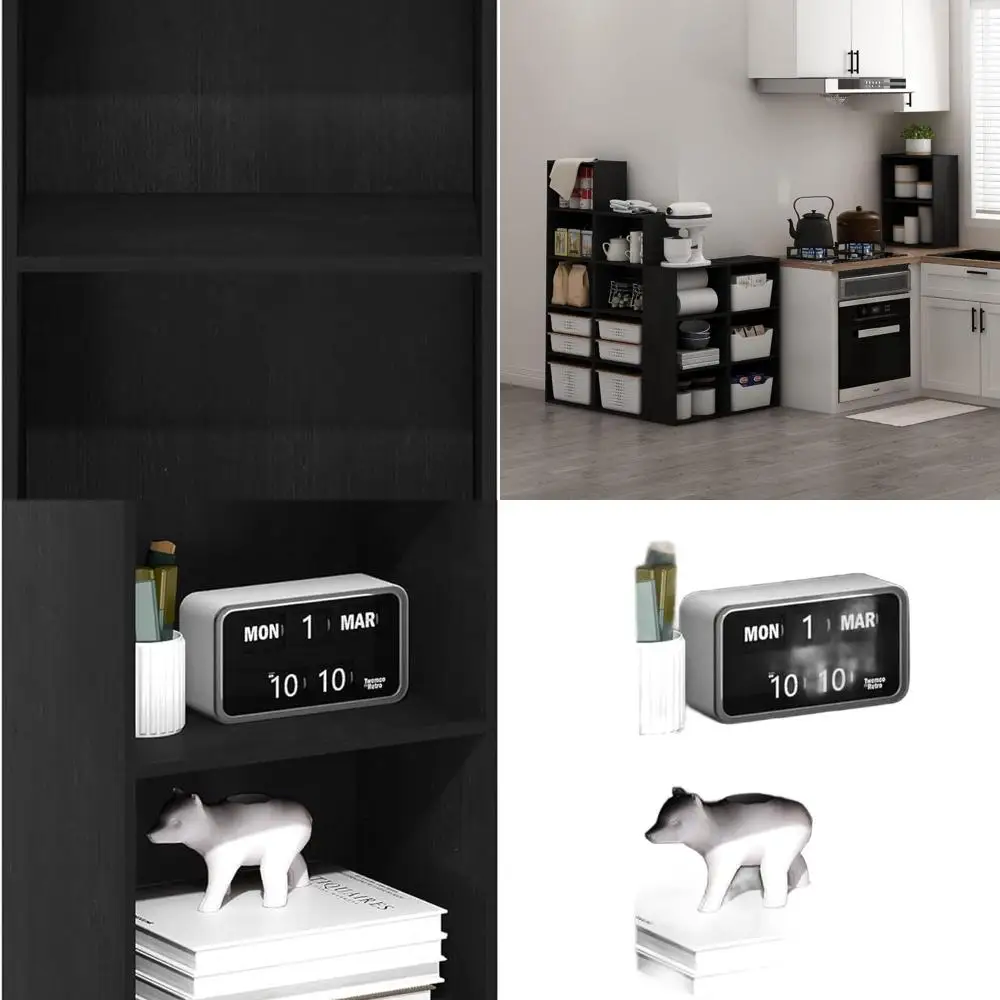 

4-Tier Blackwood Storage Bookcase for Books