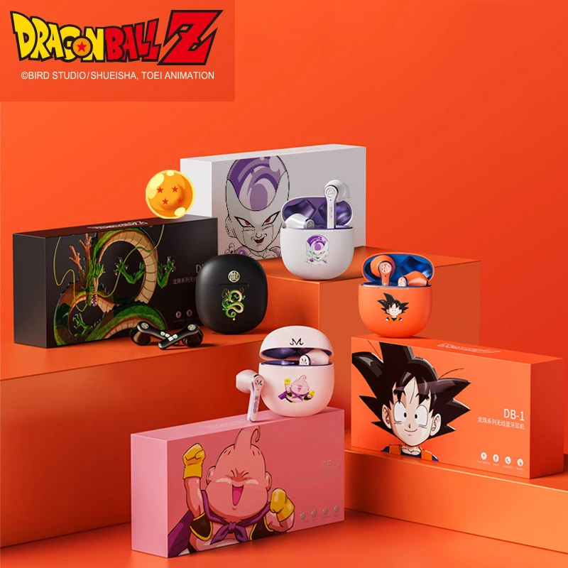 New Dragon Ball Frieza Majin Buu Shenron Wireless Bluetooth Earphone Ultra High Sound Quality Sports Game Headset Christmas Gift