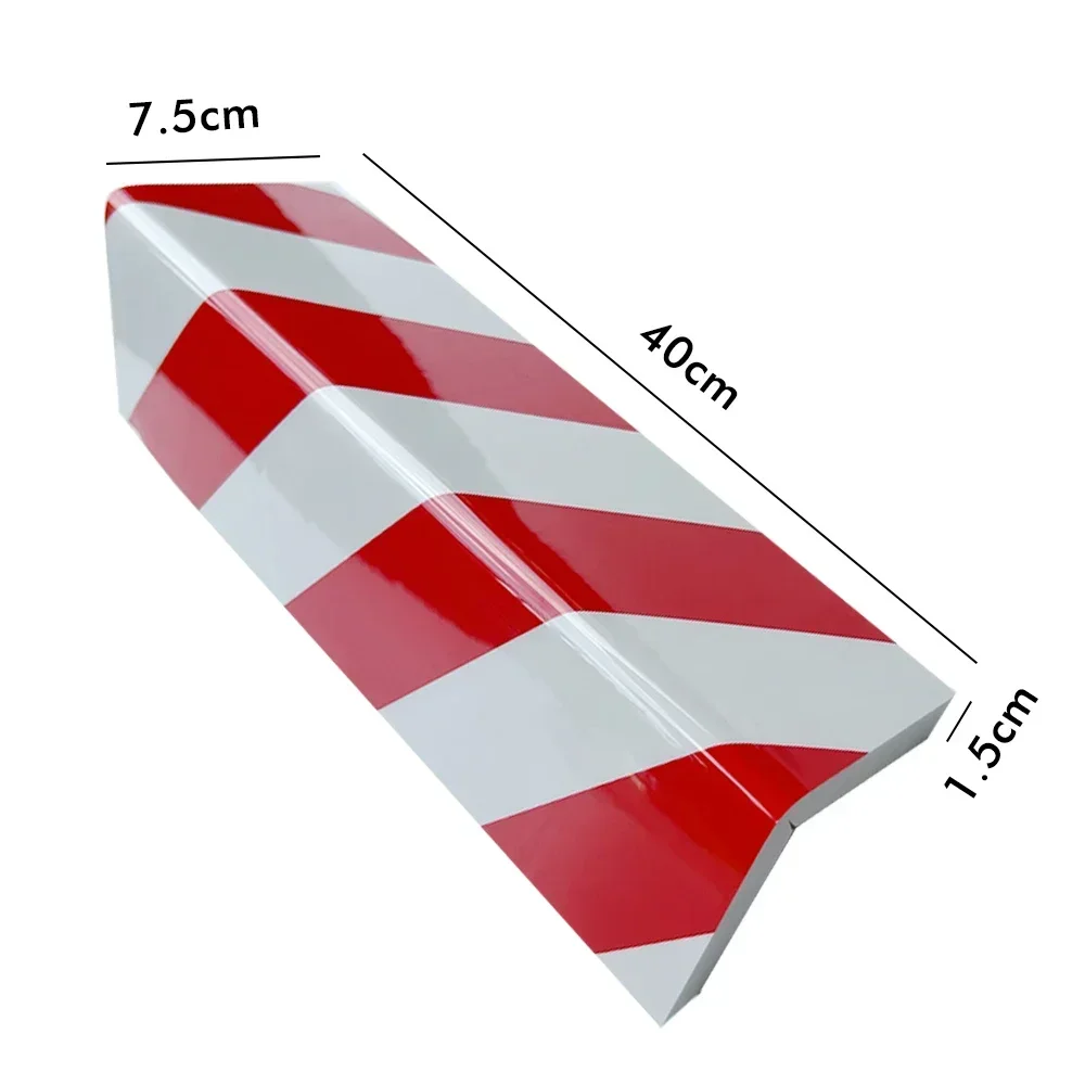 2/4개 주차장 차량 도어 보호대 폼 벽 보호대 경고 차량 액세서리 코너 범퍼 엣지 스티커 스크래치 방지 접착제