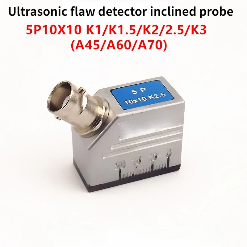 

Ultrasonic oblique probe 5P10x10K2.5 metal steel pipe weld flaw detector probe UT non-destructive testing