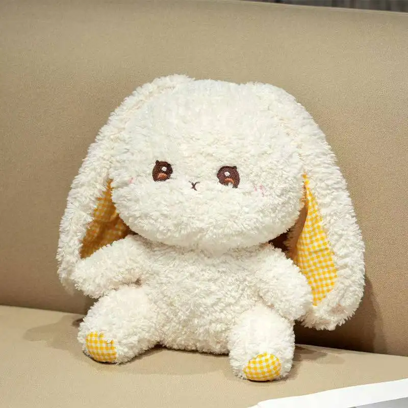 The latest Kawaii stuffed plush toy with drooping ears, cute cartoon anime, cute children's gifts, fun dolls for Christmas