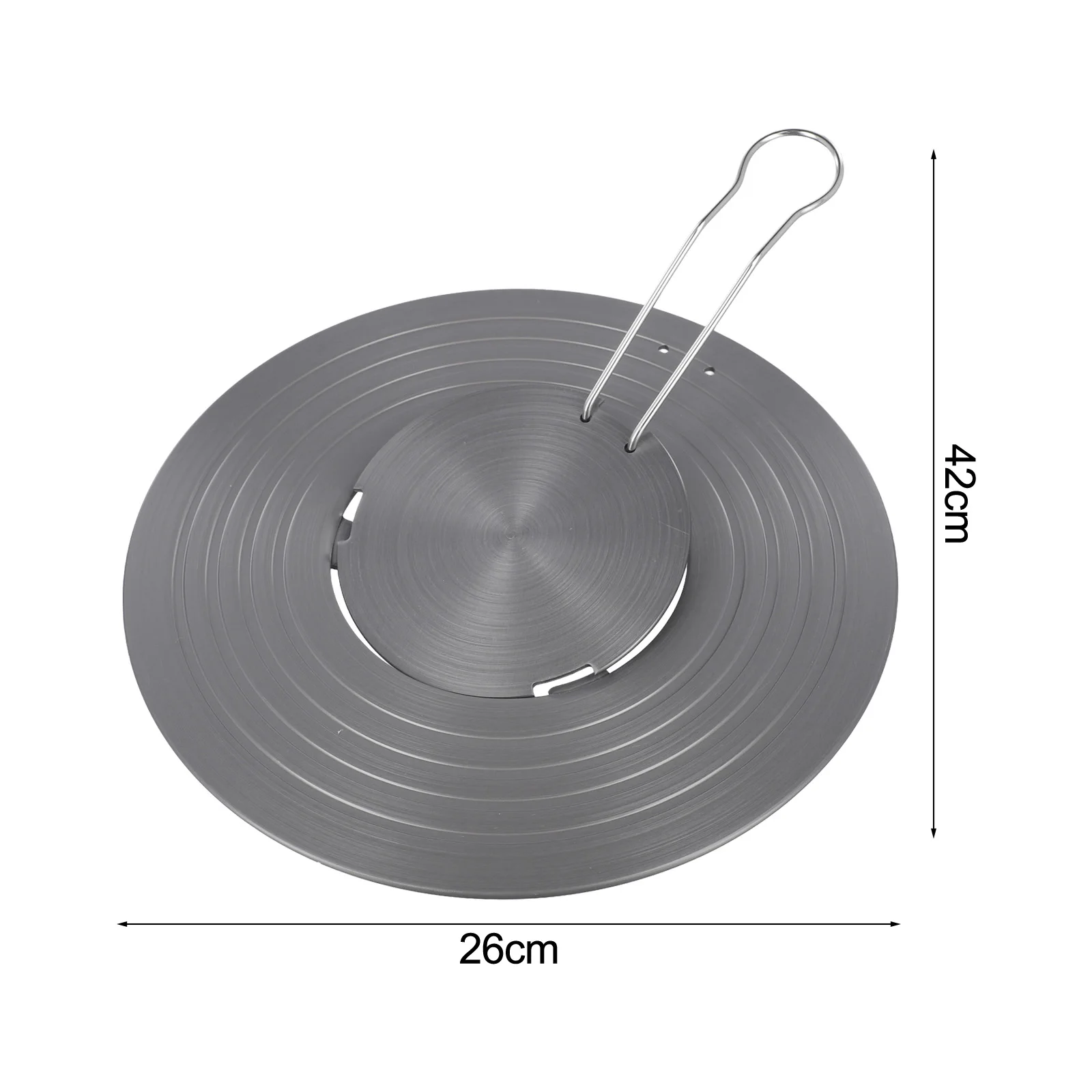 Efficient Aluminum Alloy Heat Conducting Plate for Gas and For electric Stoves Prevents Scorching Easy to Clean