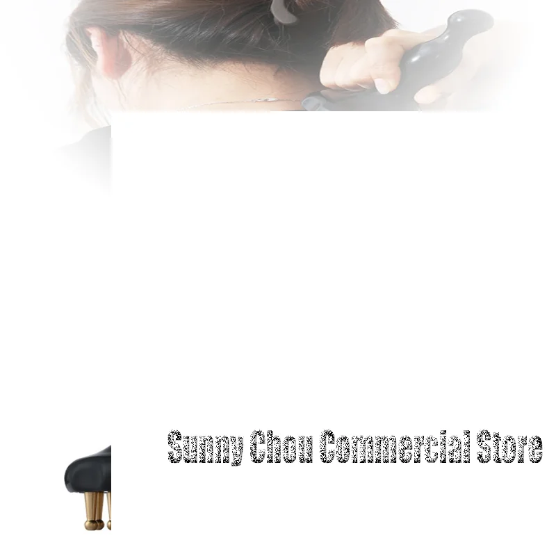 

Инструмент для массажа носа Гуаша, щетка-руридиан, латунная бусина, ручная расческа, антистатическая для лица, носа, глаз, релаксация, пятно, меридианы, акупунктурная точка