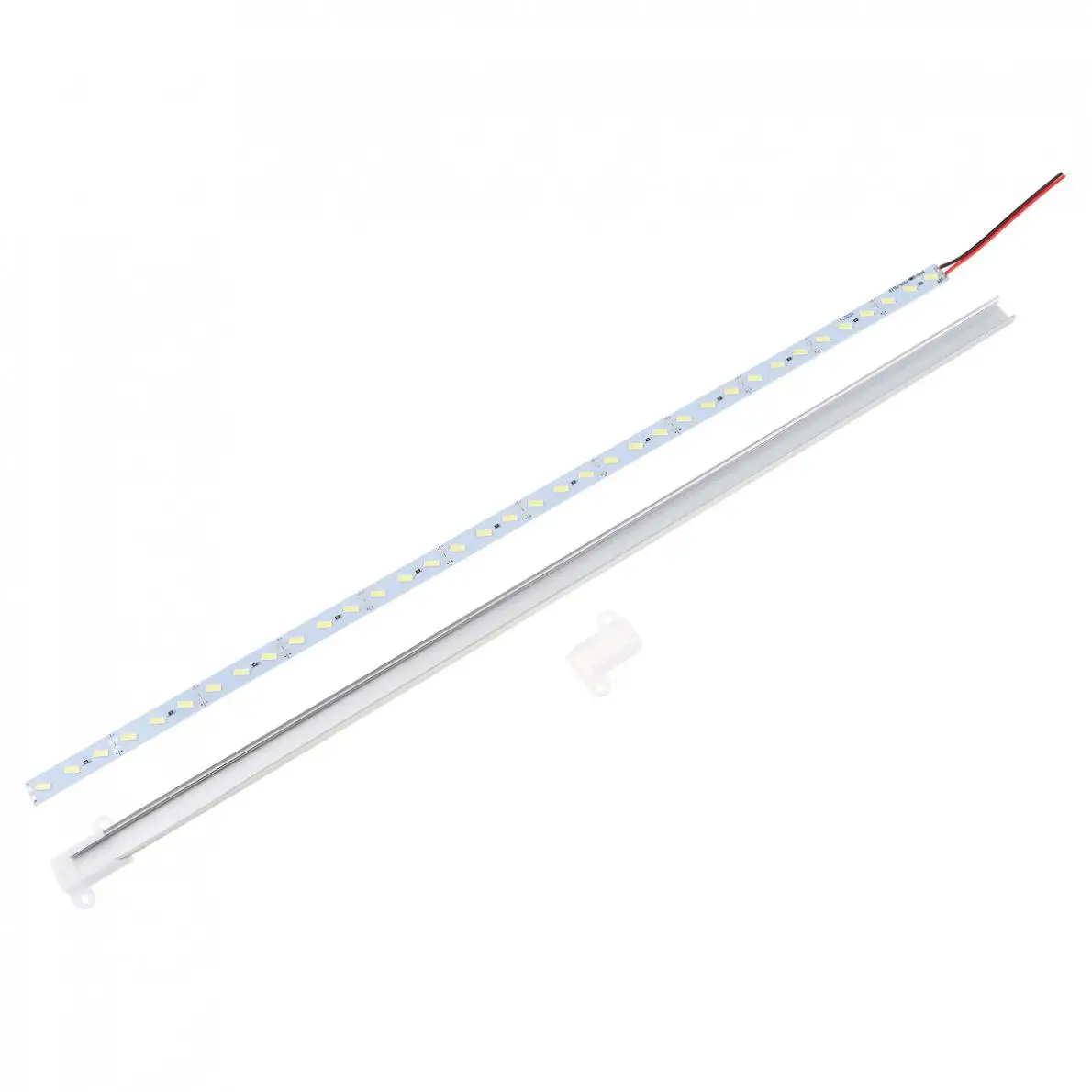 LED 50cm Rígida Strip Light 12V 36 SMD 7020 U Forma Branco Liga de Alumínio Shell Gabinete Lâmpada Bar