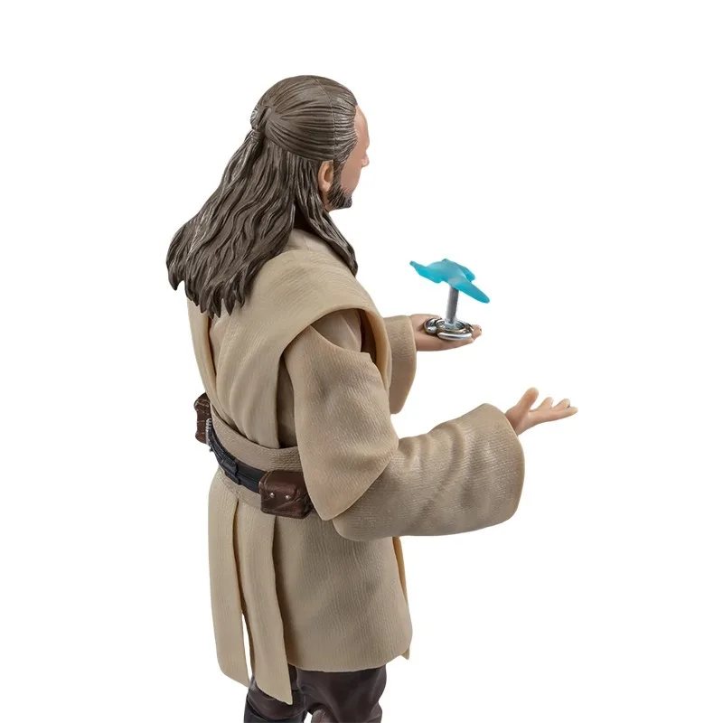 Originele Echte Bandai Anime Star Wars: DE PHANTOM MENACE Qui-Gon Jinn SHF Model Speelgoed Action Figure Geschenken Collectible Ornamenten