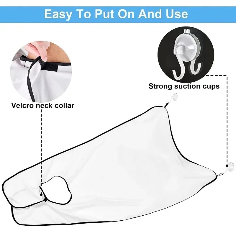 Shaving Apron for Man Shaving Apron Care Bib Face Shaved Hair Adult Bibs Shaver Cleaning Hairdresser Clean Shaver Men Beard Man