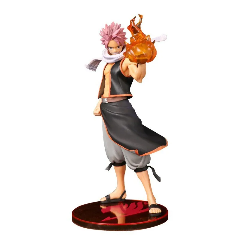 23cm Anime Fairy Tail Natsu 1/7 Scale Figure PVC Collectible Figurines Model Toys for Christmas Gift