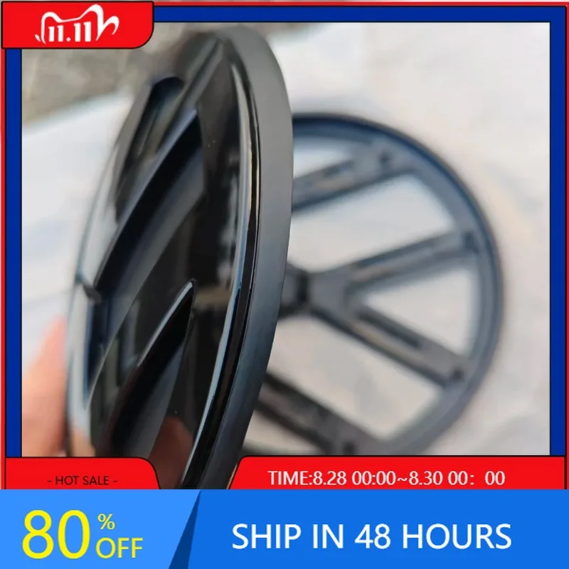 

VW GTI GOLF For VOLKSWAGEN VW 2026 New Emblems Car Trash 2pcs Front and Rear Replacement Emblem For Golf 4 MK4 1999-2006 115mm F