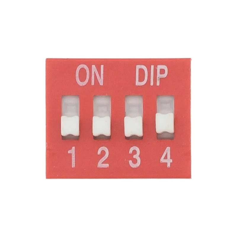 10 قطعة الأحمر والأزرق تبديل التبديل تباعد 2.54 مللي متر DIP الطلب رمز التبديل 1 2 3 4 5 6 7 8 9 10 12 دبوس التبديل السريع