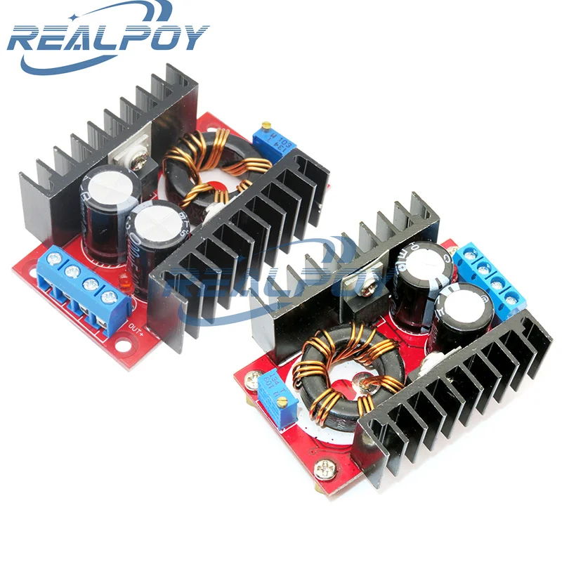 150W DC-DC Boost Converter Step Up Power Supply Module 10-32V To 12-35V 10A Laptop Voltage Charge Board