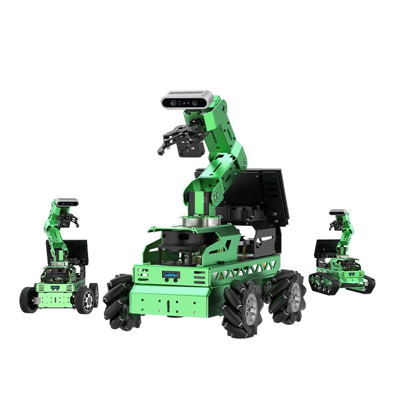 

ROS2 robot JetRover wheat wheel SLAM navigation 3D visual programming Raspberry Pi robotic arm smart car