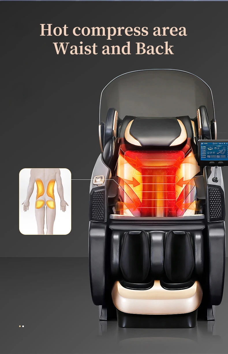 Zero Gravity Electric Massage Chair,with Lower-Back Heating,full Body Massage Chair