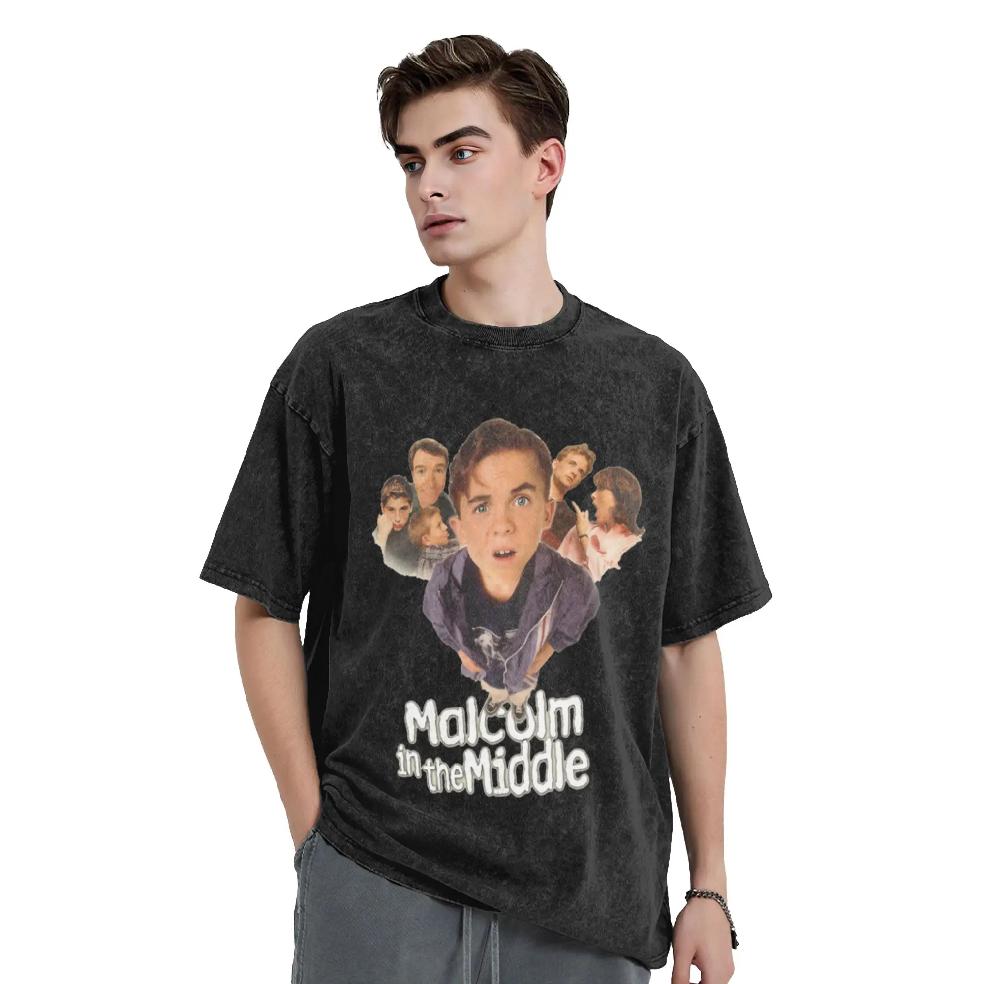 Malcolm in the Middle Unique Stylish A Vintage Oversized Cotton Unisex T-Shirts