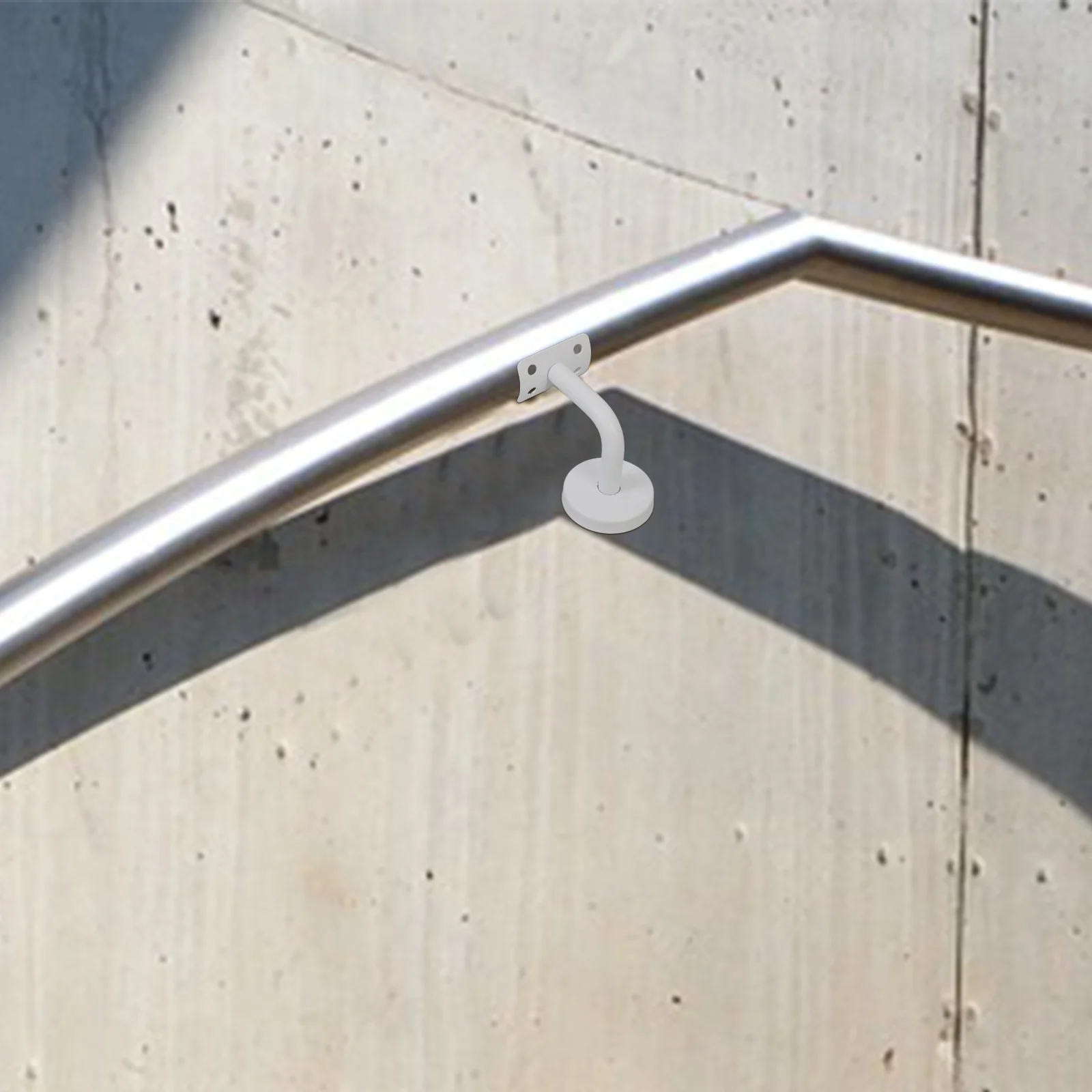 دعامة تثبيت على الحائط من الفولاذ المقاوم للصدأ، دعامة درابزين شديدة التحمل قابلة للتعديل لدرابزين شرفة الدرج