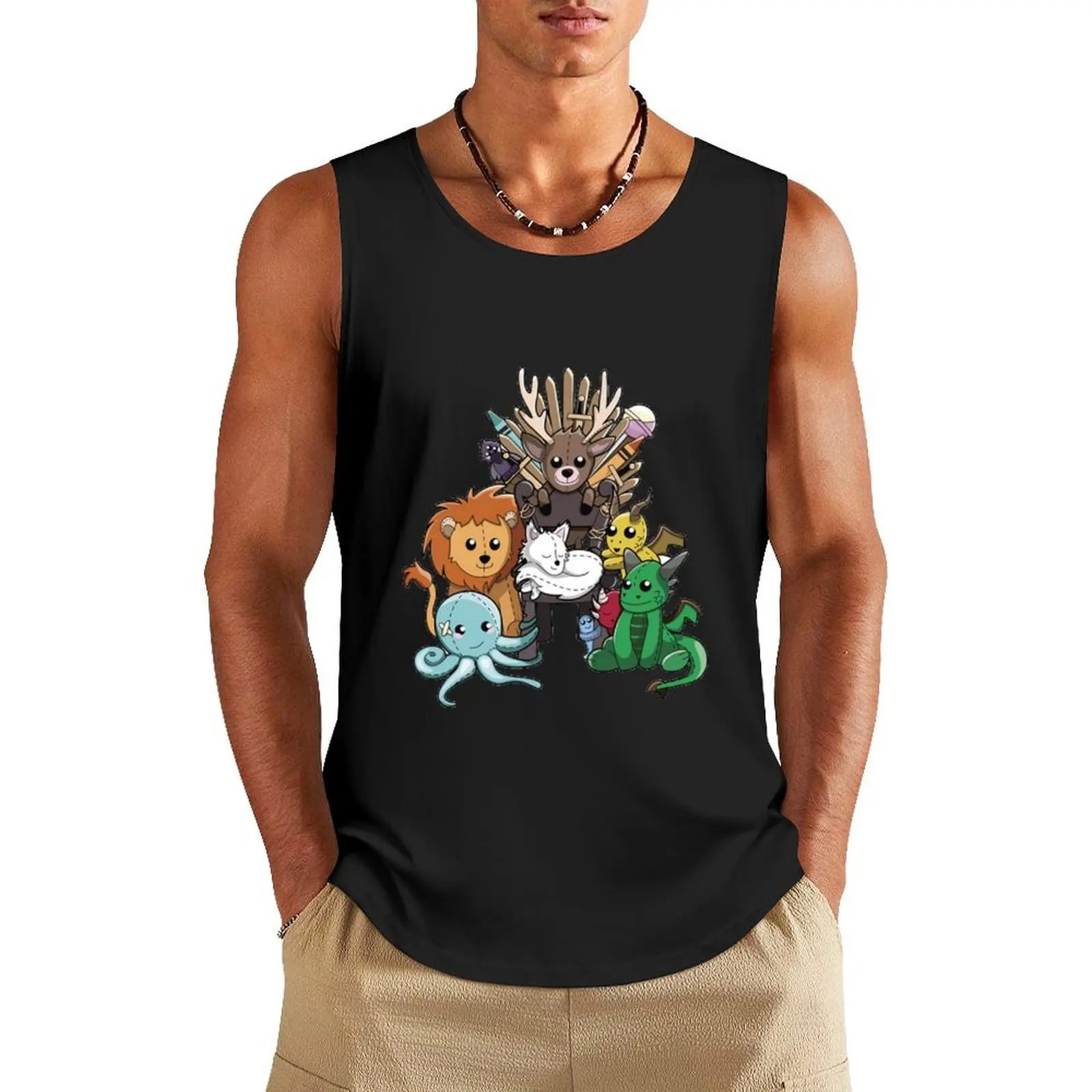 

Baby Thrones Tank Top sexy clothes men bodybuilding t shirt tops fitness clothing for men
