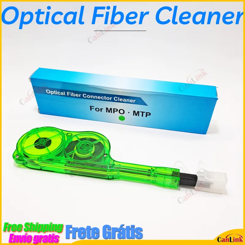 Original Optical Fiber Cleaner One-Click Optical Fiber Cleaner Pen Cleans MPO MTP Fiber Optic Connector Adapter Free Shipping