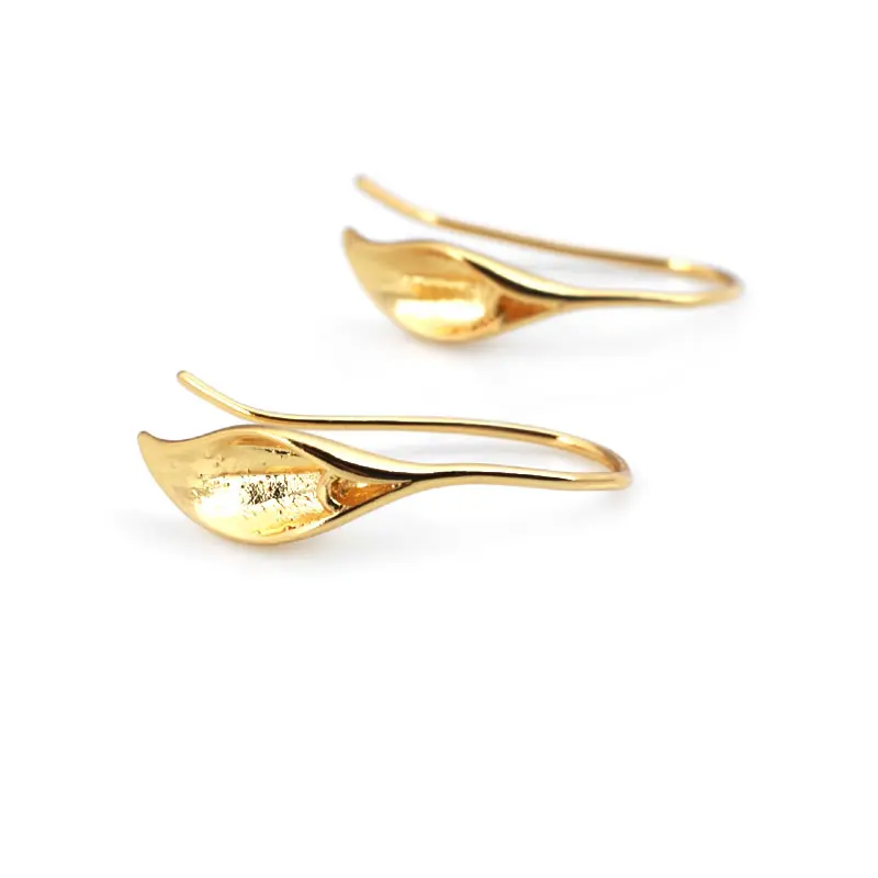 18K Gold Color Brass with Star Earrings Hooks High Quality Diy Jewelry Making Supplies Necklace Earrings Accessories for Women