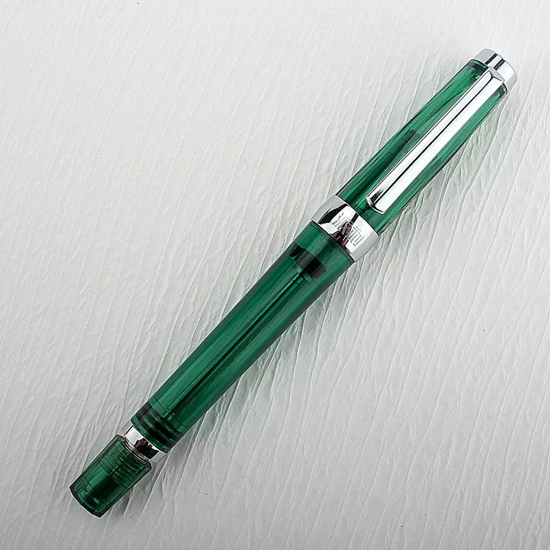Luxus qualität Yong Sheng Füll federhalter Vakuum füllung Spin transparent ef/f Feder Unterdruck Tinte Farb stift – Detail 5