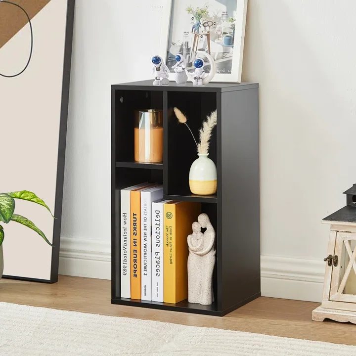 

Z DU'S Modern Solid Wood Bookcase, Compact Design, Holds Multiple Books, Perfect For Living Room And BedroomZ